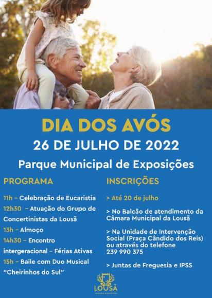 Dia dos Avós, 26 de julho, Parque Municipal de Exposições