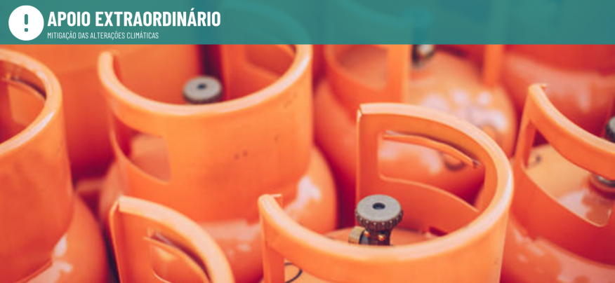 Apoio à aquisição de gás engarrafado pelos consumidores domésticos beneficiários de tarifa social de energia elétrica ou das prestações sociais mínimas.